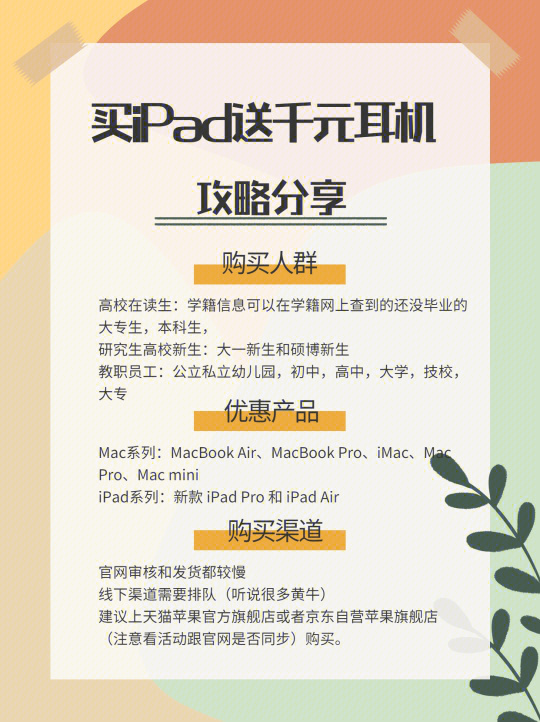 最新iPad教育优惠，价值投资的辩论盛宴