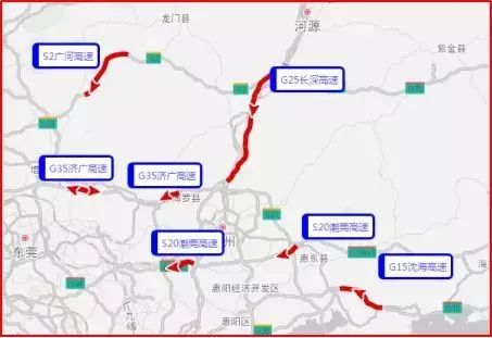 最新二广高速地图，南北交通动脉的纵横连线